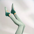Pilates chaussettes à cinq orteils femmes-Yoga chaussettes basses antidérapantes en silicone