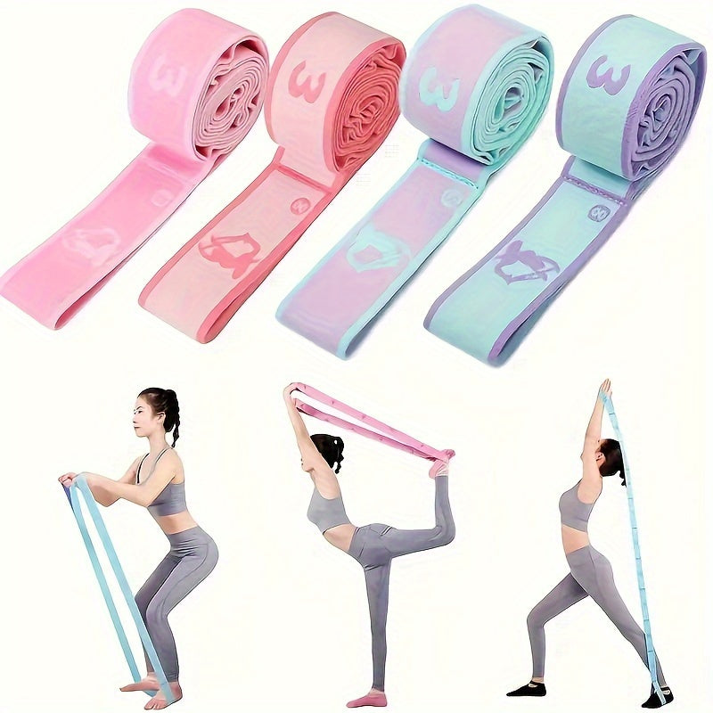 Bande de Résistance Polyvalente pour Yoga & Pilates - Entraîneur de Flexibilité & Force Portable- Gym à Domicile