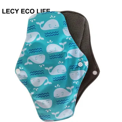 Serviettes hygiéniques réutilisables (LECY ECO LIFE) ⎪Protège-slips en Bambou antibactérien | Tissu lavable Flow Night
