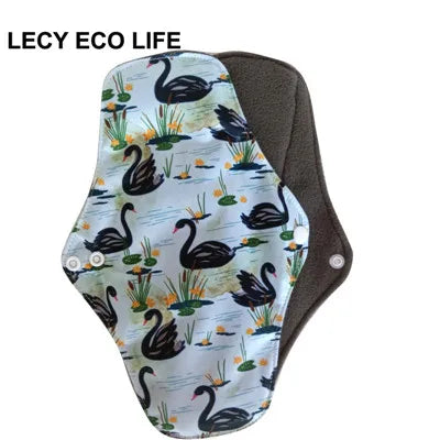 Serviettes hygiéniques réutilisables (LECY ECO LIFE) ⎪Protège-slips en Bambou antibactérien | Tissu lavable Flow Night