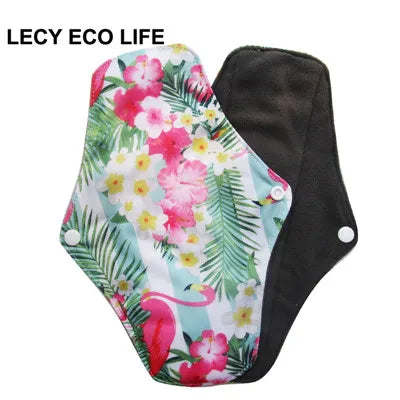 Serviettes hygiéniques réutilisables (LECY ECO LIFE) ⎪Protège-slips en Bambou antibactérien | Tissu lavable Flow Night