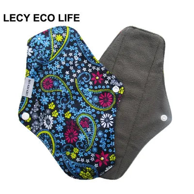 Serviettes hygiéniques réutilisables (LECY ECO LIFE) ⎪Protège-slips en Bambou antibactérien | Tissu lavable Flow Night