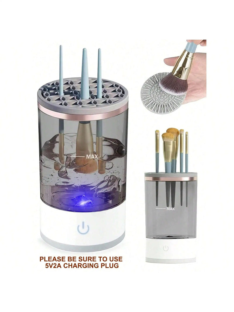 Nettoyeur électrique de pinceaux de maquillage