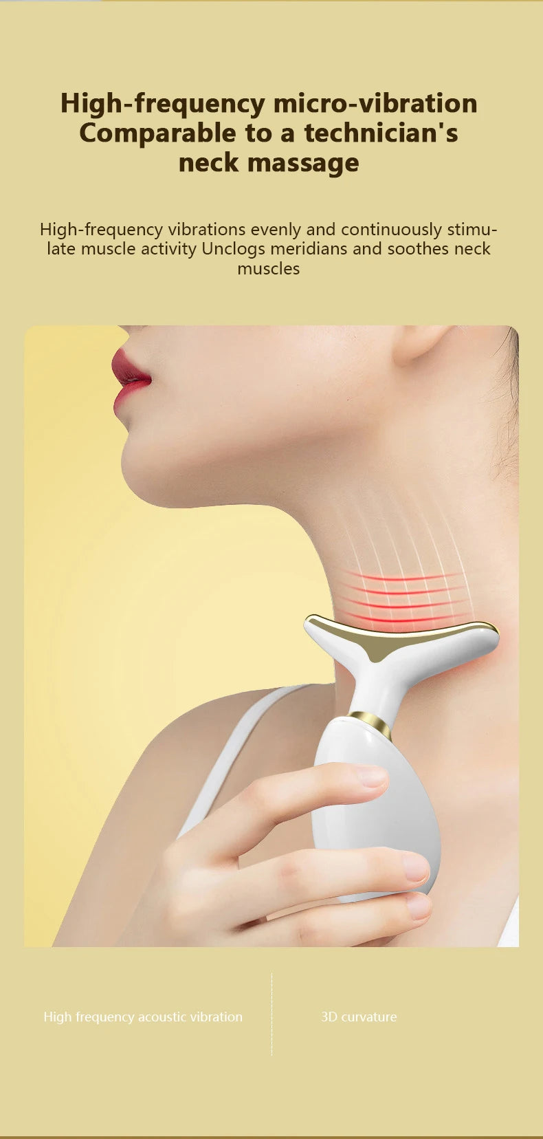 Appareil de massage électrique pour le visage, lifting et raffermissement