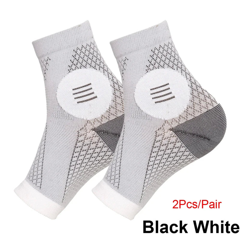 1 paire de chaussettes pour neuropathie -Compression de neurite périphérique, manchons de pieds pour diabétiques, sans orteils