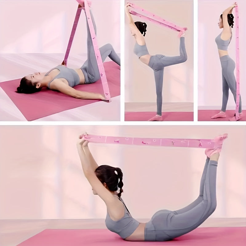 Bande de Résistance Polyvalente pour Yoga & Pilates - Entraîneur de Flexibilité & Force Portable- Gym à Domicile
