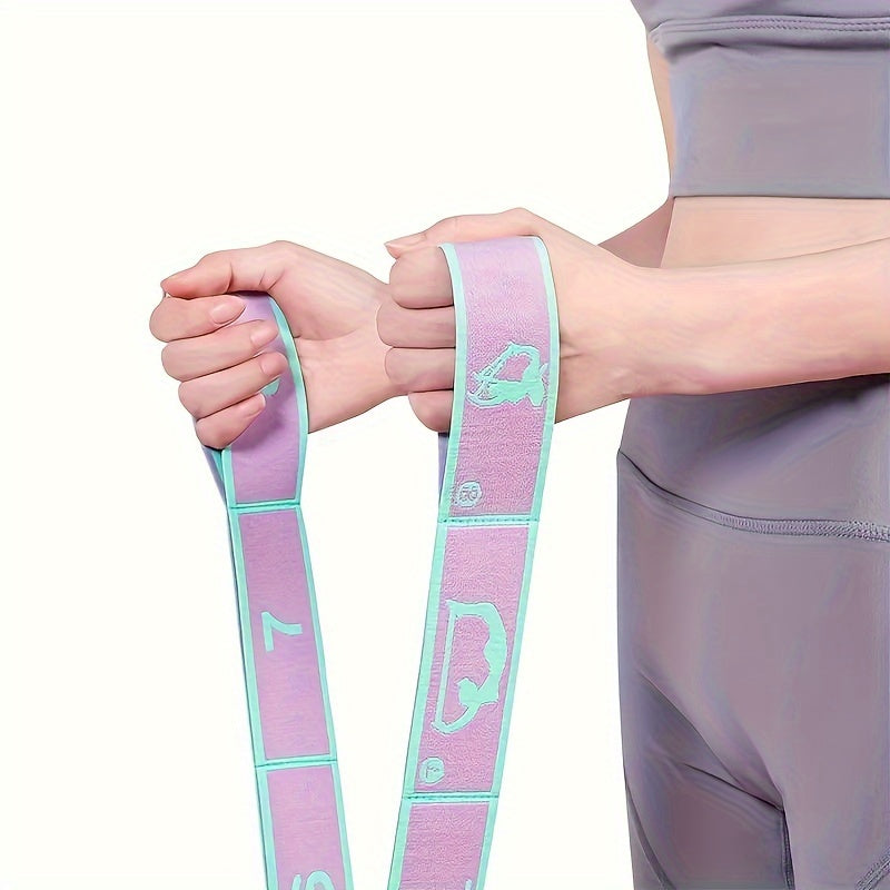 Bande de Résistance Polyvalente pour Yoga & Pilates - Entraîneur de Flexibilité & Force Portable- Gym à Domicile